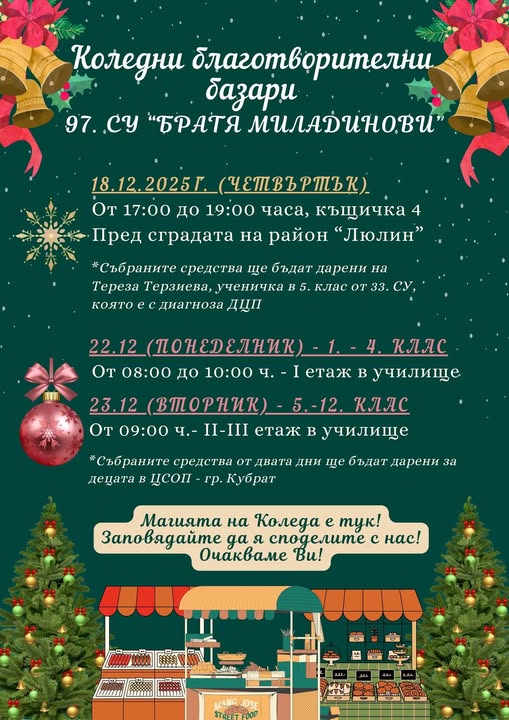 снимка на Коледни благотворителни базари