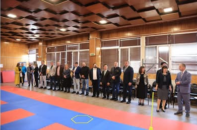 снимка на Откриване на зала по таекуон-до